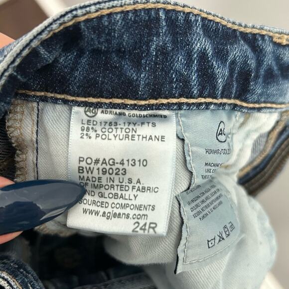 AG The Isabelle High Rise Straight Crop Jean Size 24 - Picture 11 of 11